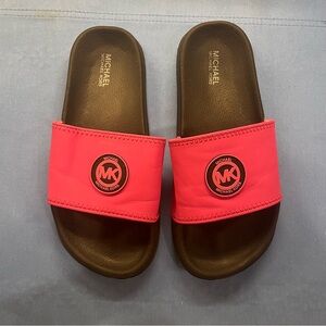 MICHAEL Michael Kors size 4 black and pink sandals